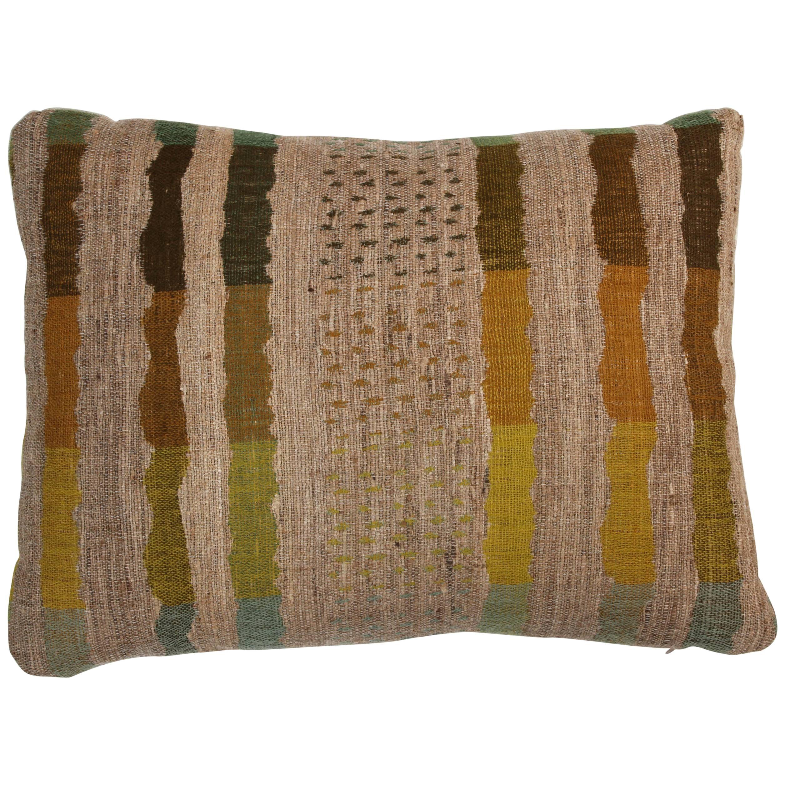 Indian Handwoven Pillow For Sale