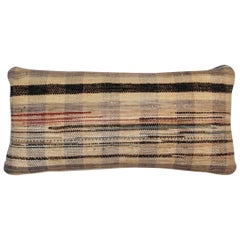 Vintage American Woven Rag Pillow 10