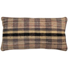 Vintage American Woven Rag Pillow 9