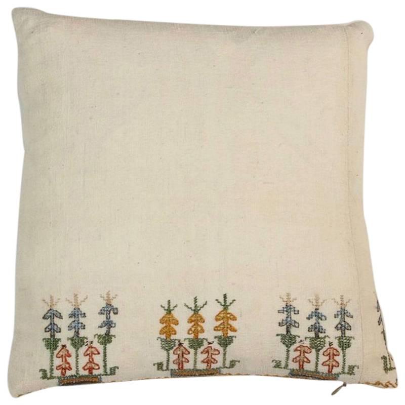 Turkish Ottoman Embroidery Pillow For Sale