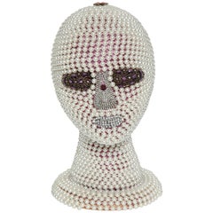 W. Beaupre Pearl Encrusted Android Bust