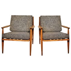 Vintage Baumritter Arm Chairs Pair