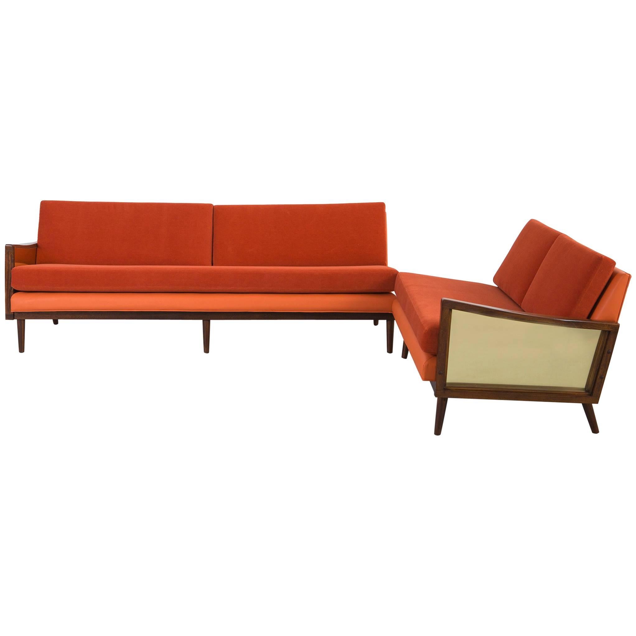 Mid-Century Modern Lawrence Peabody Sectional Sofa