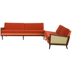 Used Mid-Century Modern Lawrence Peabody Sectional Sofa