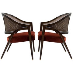 Edward Wormley for Dunbar Y-Back Captain Chairs