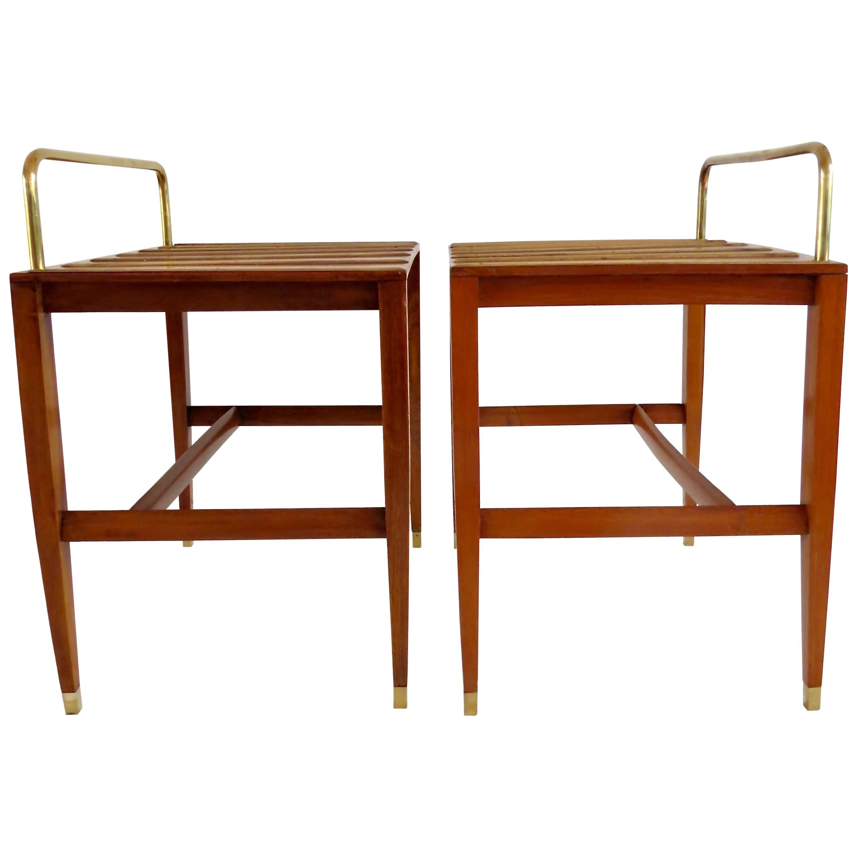 Pair of Gio Ponti Side Tables from Hotel Royal, Naples, 1955