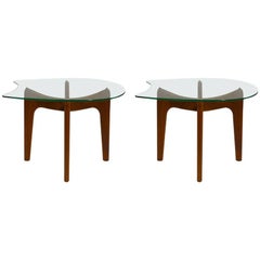unusual end tables Unusual Pair of Pearsall End Tables