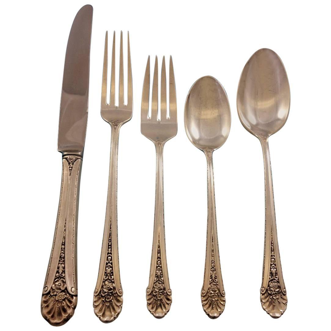 Royal Windsor by Towle Sterling Silver Flatware Set for 8 Service 42 Pieces For Sale