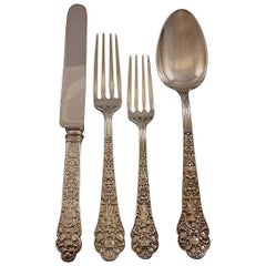 Medici Old by Gorham Sterling Silver Flatware Set Service Dinner and Dessert Set