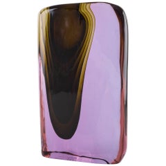 Cenedese Murano blown by Tosi designed Antonio da Ros sculpture vase 