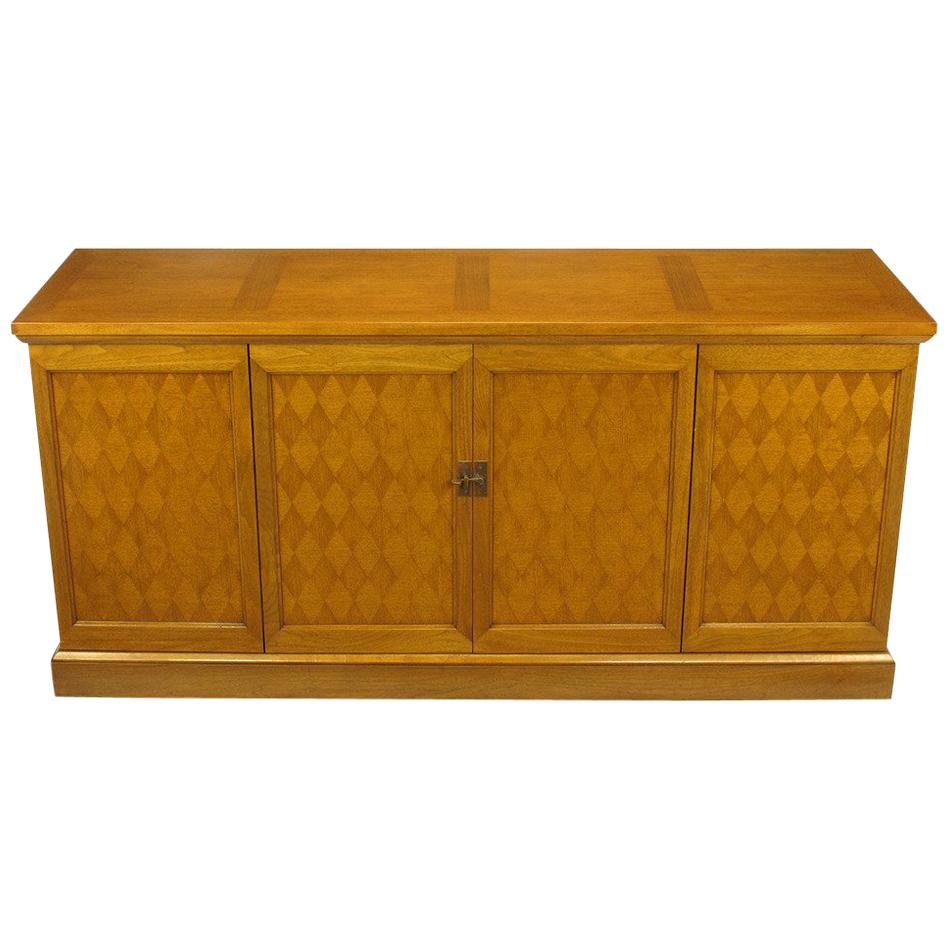 Heritage Harlequin Parquetry Front Bleached Mahogany Sideboard