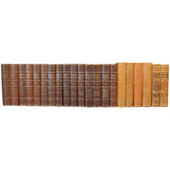 Meter of Early 20th Century Leather Bound Books, Series 05/06