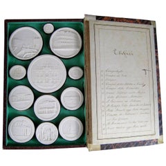 Antique Grand Tour Intaglio circa 1830 Liberotti Impronte ‘Edifizi’