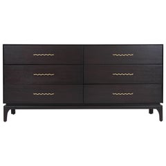 Ebonized Six-Drawer Dresser by John Keal for Brown Saltman