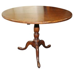 Good Quality Georgian Style Mahogany Tripod Tilt-Top Circular Occasional Table