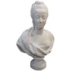 Bisquit Bust of Marie Antionette