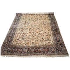 Fine Persian Kerman Area Rug, Vintage, circa 1940