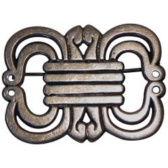 Casa Prieto - Épingle mexicaine vintage en argent sterling, design déco classique
