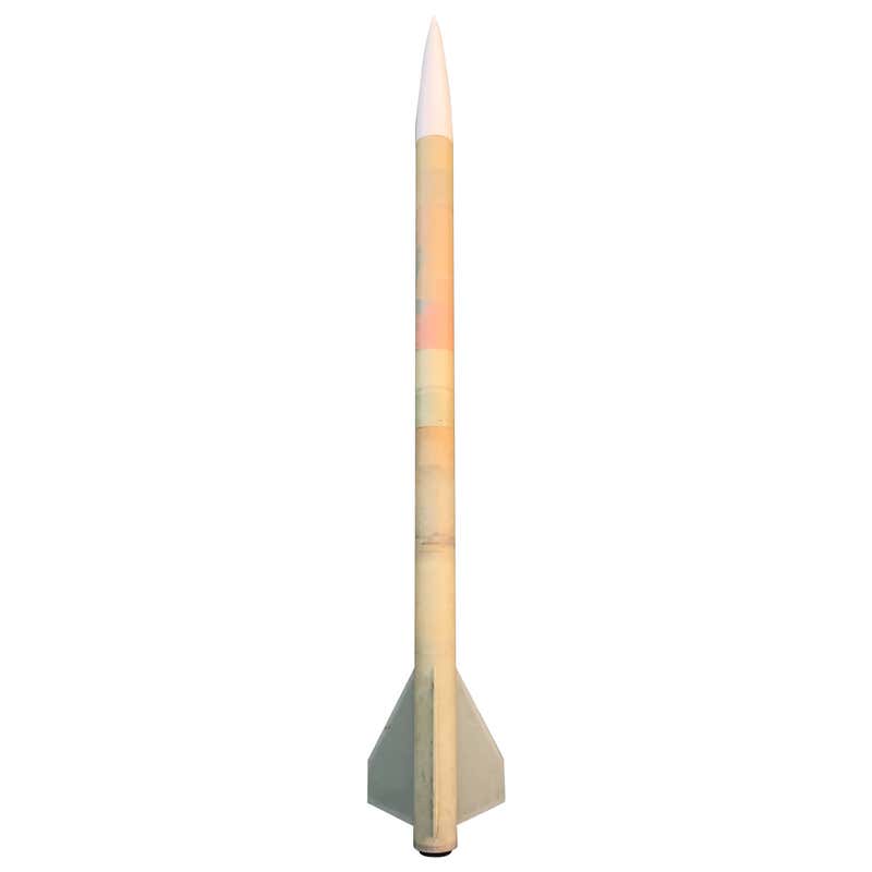 1970s Large Working Fiberglass Model Rocket Aerospace For Sale at 1stDibs