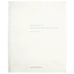 Sotheby's Auction Catalogue for The Estate of Jacqueline Kennedy Onassis