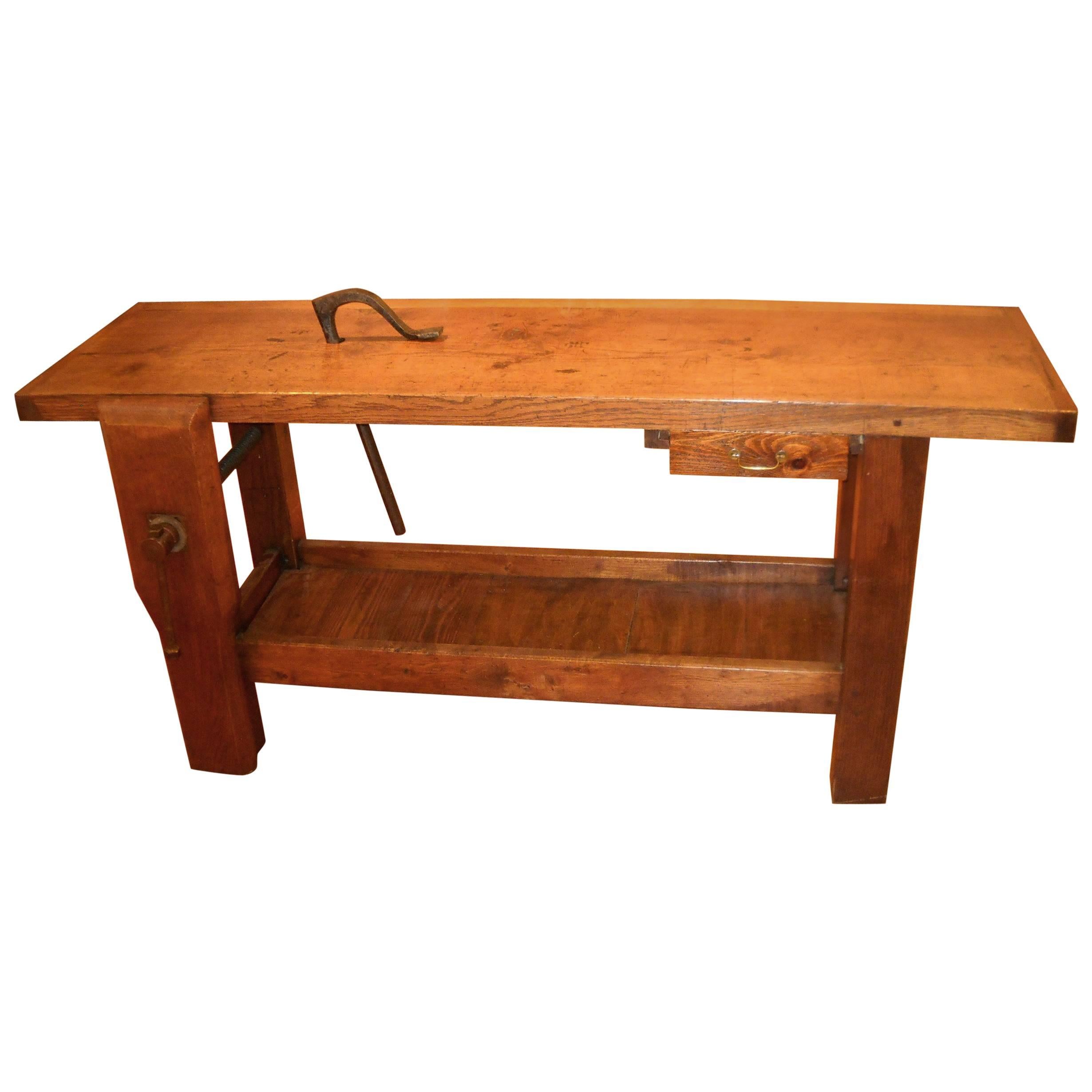 English Cobblers Bench with Original Vice