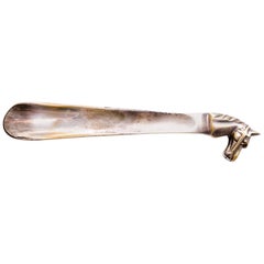 Vintage Shoe Horn Silvered, circa 1930s