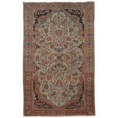 Late 19th Century Antique Persian Farahan Sarouk Rug
