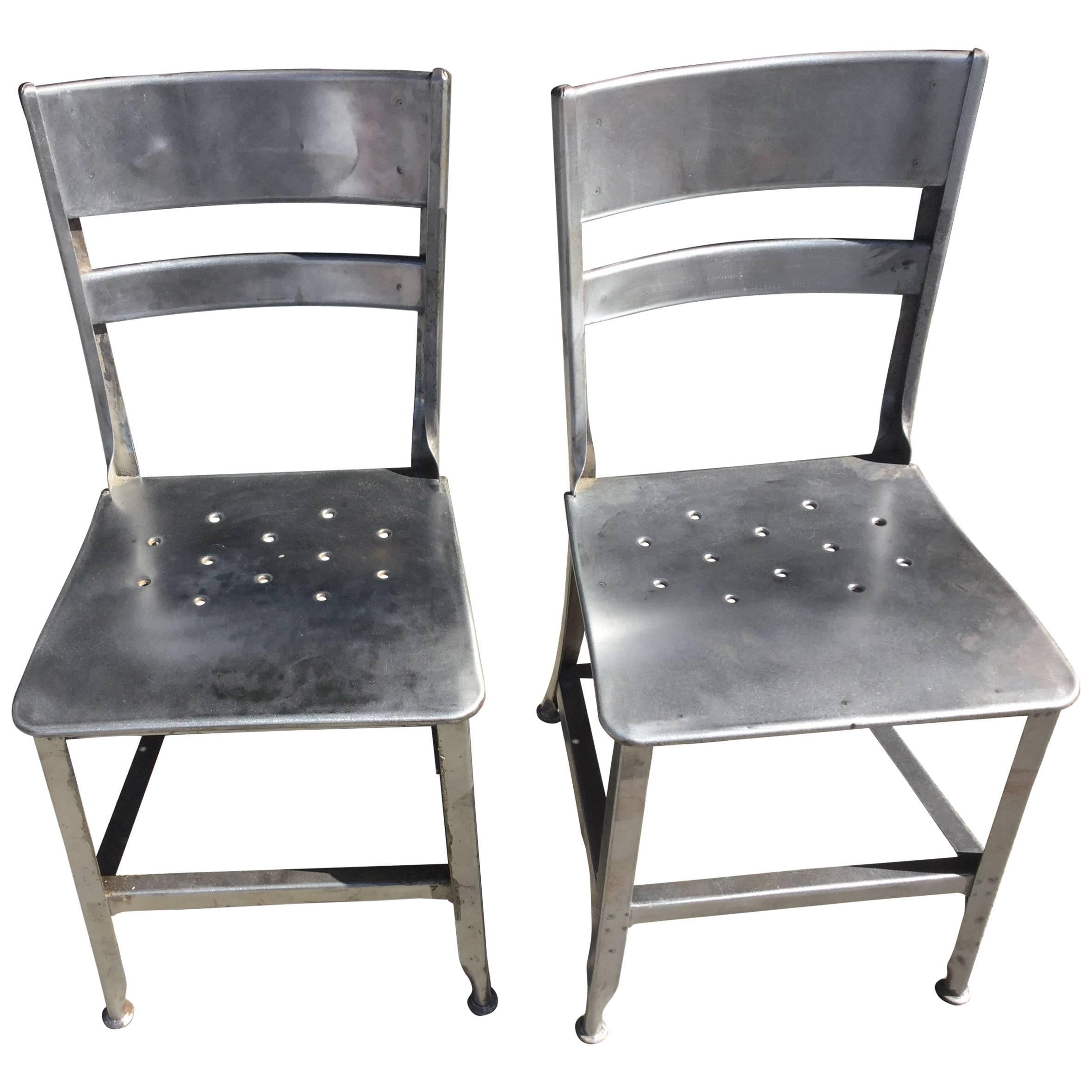 Large Lot Steel Toledo Chairs 4-100 For Sale