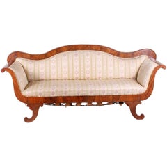 Swedish Biedermeier Sofa Couch Empire 19th Century 3-4 seater Love Seat
