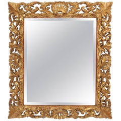 Antique Baroque Style Gilt Wood Mirror