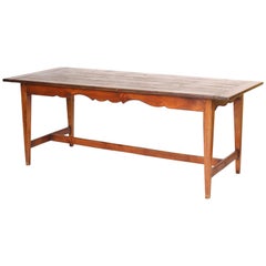 Directoire Style Fruit Wood Farm Table