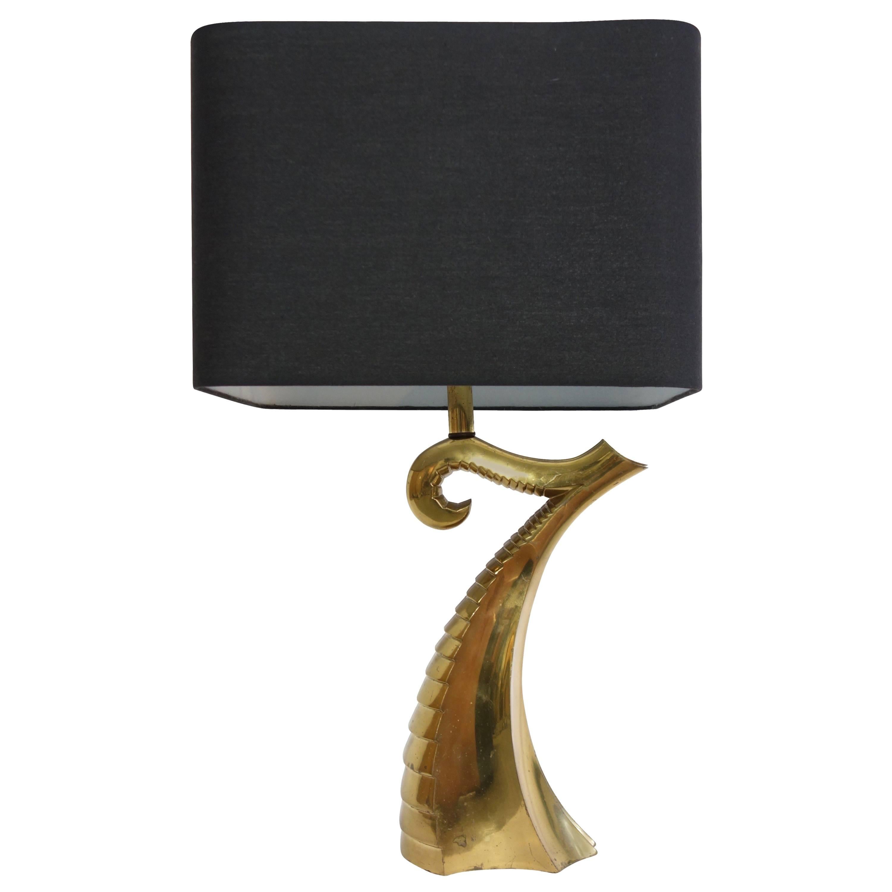 Brass Tentacle Table Lamp For Sale