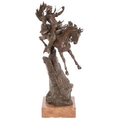 Austrian Bronze by Carl Kauba Titled "Scout"