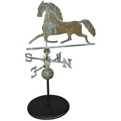 Antique Copper Weathervane on Stand 3