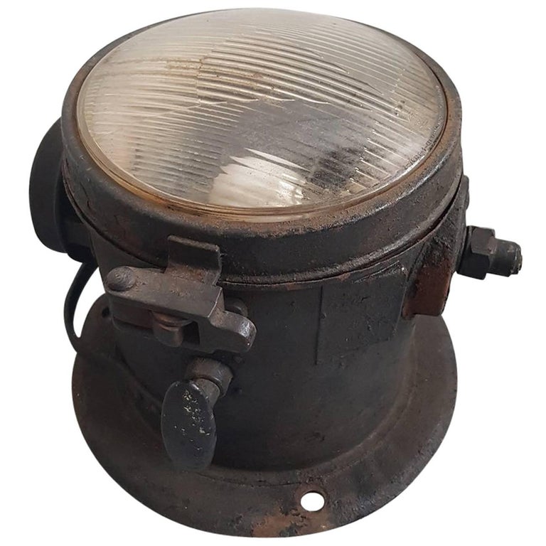 Original Steam Headlight from a Baureihe 41, 19371941 at