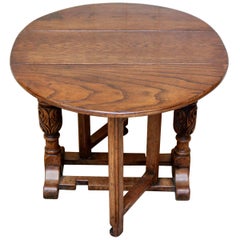 Small Oak Gateleg Table