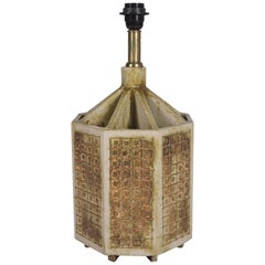 Stoneware Table Lamp by Roger Capron, French, 1970s