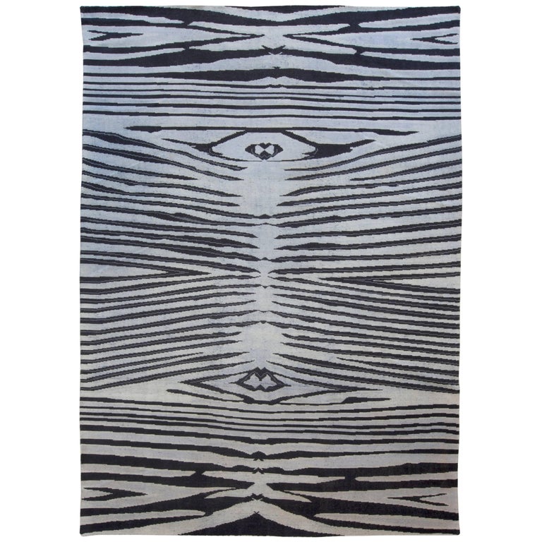 African zebra skin rug or wall hanging at 1stdibs