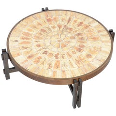 Large Garrigue Coffee Table by Roger Capron
