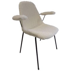 Beautiful Reupholstered Desk Chair, circa 1960 Beautiful Reupholstered Desk Chair, circa 1960