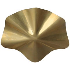 astichic Bowl Brass Tray 1970s Sergio Asti Chic Italian Design