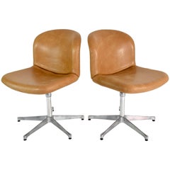 Mid-Century Ico Parisi Desk Chairs for MIM, Italy, 1950s