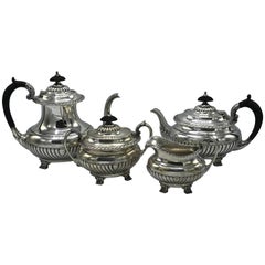 1940s Reed & Barton Stratford Sterling Silver Coffee or Tea Set, Set of Four