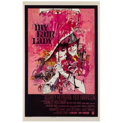 My Fair Lady Affiche originale du film américain:: Bob Peak:: 1964