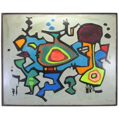 Abstract Oil by Ionis B. Martin, circa 1960s
