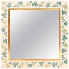 Retro Estrid Ericson Mirror with Ivy and Gilded Detail for Svenskt Tenn 1950s