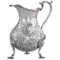 Antique Silver Cream Pitcher by Francis David Dexter