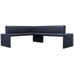 Walter Knoll Together Designer Corner Sofa Leather Grey Anthrazit Modern