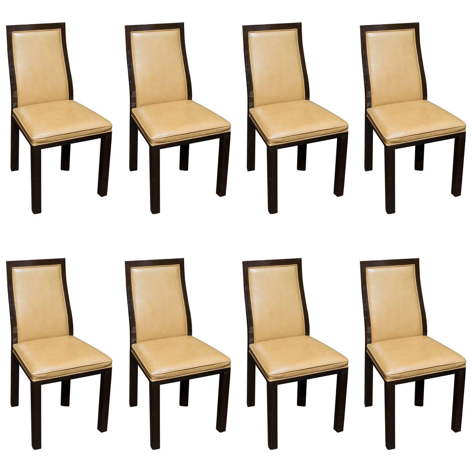 Set of Eight Harvey Probber Dining Chairs