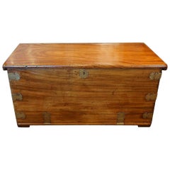 Antique Anglo-Indian Camphorwood Chest